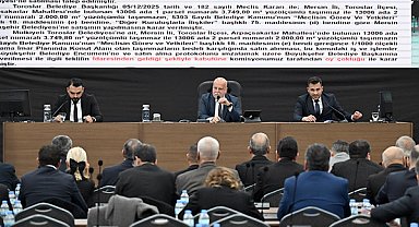 Mersin’de Ocak ayı meclis toplantısının ikinci birleşimi yapıldı