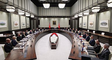 MGK, Cumhurbaşkanı Erdoğan'ın başkanlığında toplandı