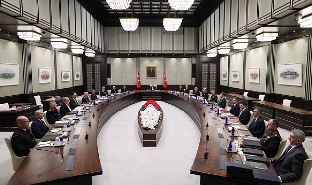 MGK, Cumhurbaşkanı Erdoğan'ın başkanlığında toplandı