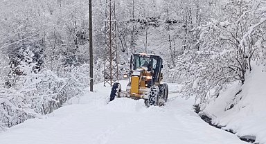 Ordu'da karla mücadele seferberliği devam ediyor