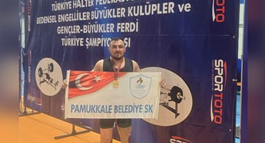 Pamukkaleli sporcudan şampiyonluk