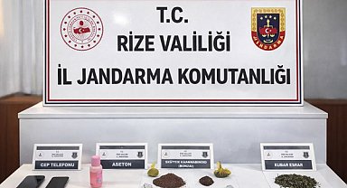 Rize'de uyuşturucu operasyonu