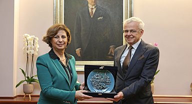 Romanya Fahri Konsolosu Vita'dan Başkan Ünlüce'ye ziyaret