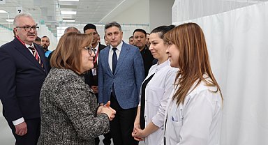 Şahin’den Gaziantep OSB Travmatik Acil Durum Hastanesi’ne ziyaret