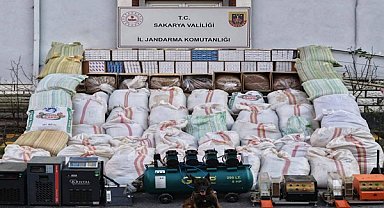 Sakarya’da kaçak tütün operasyonu