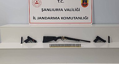 Şanlıurfa’da ruhsatsız silah operasyonu