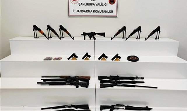 Şanlıurfa'da silah kaçakçılığı operasyonu