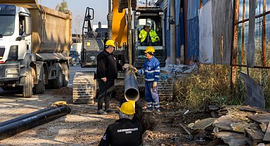 Sarnıç Mahallesi’nde içme suyu altyapısı yenileniyor