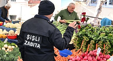 Şişli’de semt pazarlarında fahiş fiyat denetimi
