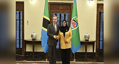 Tanzanya Cumhurbaşkanı Hassan Dışişleri Bakanı Wang’ı kabul etti