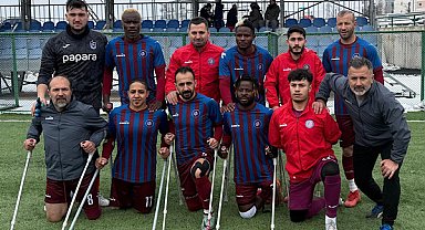 Trabzon Büyükşehir Belediyesi Ampute Futbol Kulübü deplasmanda galip geldi