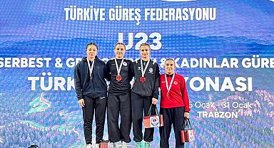 Trabzon’da sporcular U23 Türkiye Güreş Şampiyonası'nda derece elde etti
