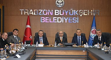 Trabzon’da ulaşım ve altyapı masaya yatırıldı