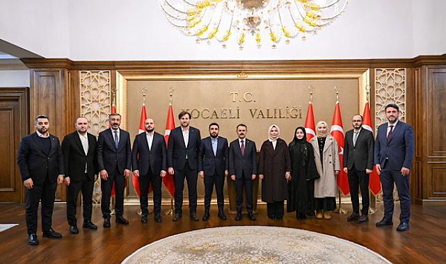 TÜGVA heyeti Kocaeli Valisi Aktaş'ı ziyaret etti