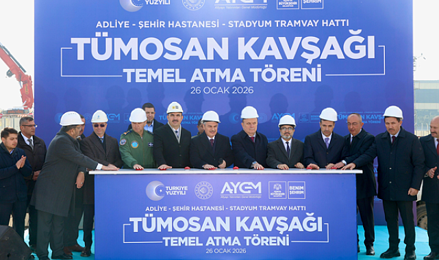 TÜMOSAN Köprülü Kavşağı’nın temeli atıldı