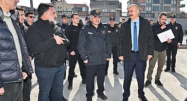 Vali Canalp, Şehit Özkan Kocaer Polis Merkezi inşaatını inceledi