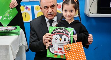 Vali Erol, karne dağıtım törenine katıldı