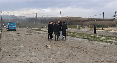 Yalova'da konteyner kent alanında incelemeler yapıldı