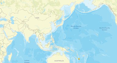 Yeni Kaledonya’da deprem