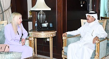 Al Hammadi, Kıbrıs Cumhuriyeti Dışişleri Bakanlığı Siyasi Direktörü Shambos ile görüştü