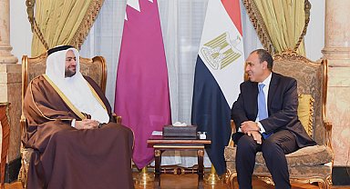 Al Khulaifi, Mısır Dışişleri Bakanı Abdelatty ile görüştü