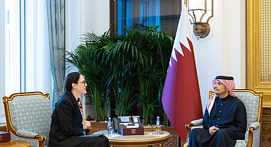 Al-Thani, Arnavutluk Ekonomi ve İnovasyon Bakanı Ibrahimaj ile görüştü