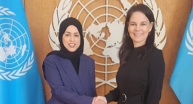 Al Thani, BM Genel Kurulu Başkanı Baerbock ile görüştü