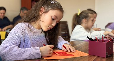 Alsancak Kent Kütüphanesi’nde çocuklara yönelik atölye düzenlendi 