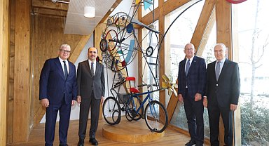 Avrupa Bisiklet Birliği Başkanı Casa, Başkan Altay’ı ziyaret etti