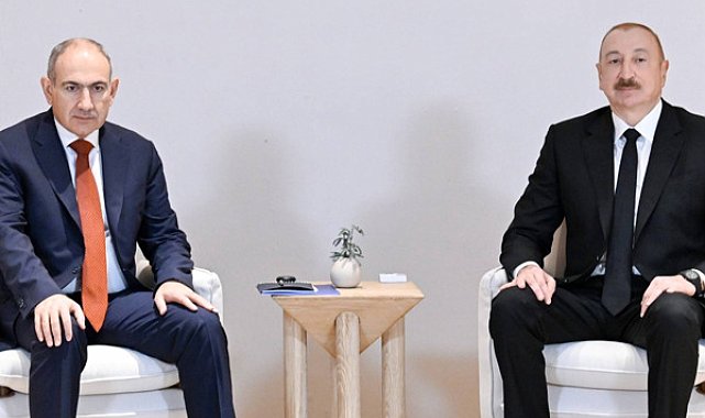 Azerbayan Cumhurbaşkanı Aliyev, Ermenistan Başbakanı Paşinyan ile görüştü