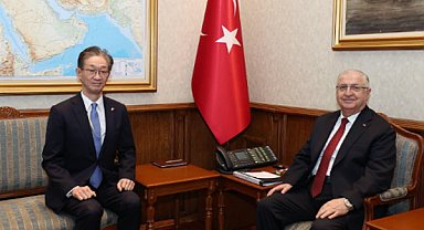 Bakan Güler, Japonya'nın Ankara Büyükelçisi Tamura’yı kabul etti