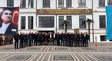 Balıkesir Büyükşehir Belediyesi, Bandırma’daki muhtarlarla buluştu