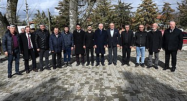 Başkan Başdeğirmen İncesu Köyü’nde muhtarlar ve vatandaşlarla buluştu