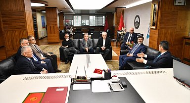 Başkan Büyükkılıç, Bakan Yardımcısı Poyraz ve Genel Müdür Eyigün’ü konuk etti