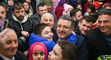 Başkan Genç, Maçka’da çocuklarla buluştu