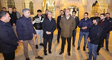 Başkan Kuş, Balıklıgöl ve çevresinde devam eden aydınlatma çalışmalarını inceledi