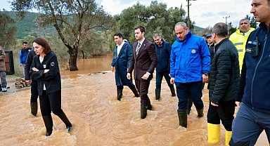 Başkan Mandalinci’den taşkın bölgesine ziyaret 