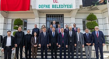 Başkan Tugay, Hatay'da