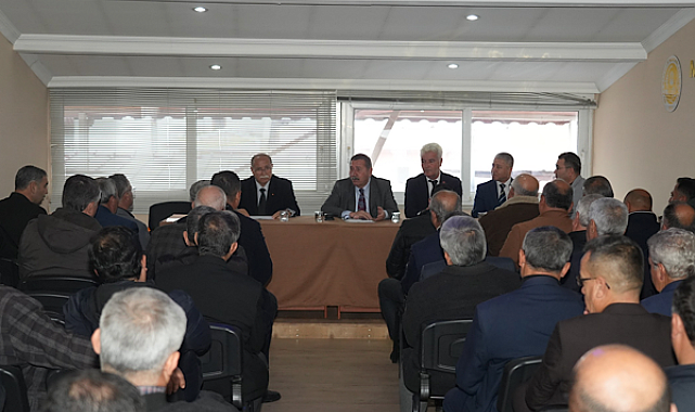 BaşkanTopuz muhtarlarla bir araya geldi