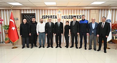 Belediye-İş Sendikası Isparta Şubesi’nden Başkan Başdeğirmen’e ziyaret