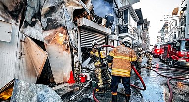 Buca’da iş yeri yangını 