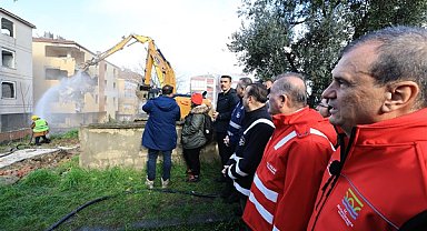 Büyükçekmece’de riskli binaların yıkımı kapsamında kentsel dönüşüm çalışması