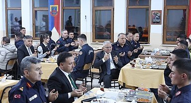 Büyükkılıç, jandarma personeliyle iftar programında bir araya geldi