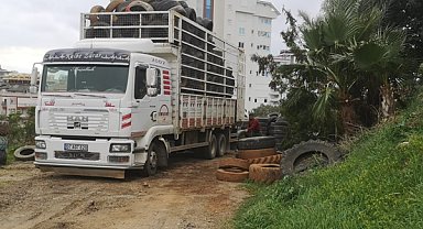 Büyükşehir atık lastikleri ekonomiye kazandırıyor