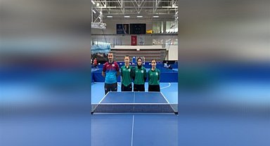 Büyükşehir kadın masa tenisi takımı ligi lider tamamladı