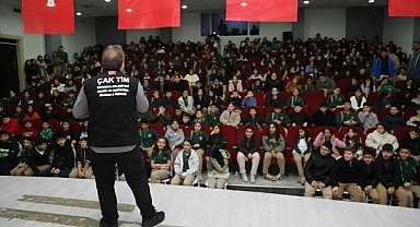 ÇAK-TİM’den okullarda afet farkındalık eğitimi veriliyor