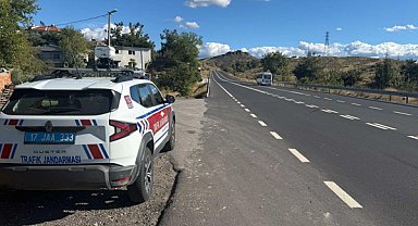 Çanakkale İl Jandarma Komutanlığı'ndan trafik denetimleri