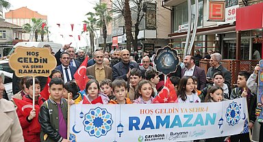 Çayırova’da Ramazan yürüyüşü düzenlendi