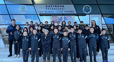 Çayırovalı yüzücülerden il vize yarışlarında 27 madalya