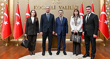 Çocuk Hizmetleri Genel Müdürü Alagöz, Vali Aktaş'ı ziyaret etti